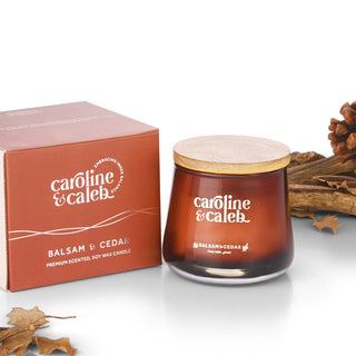 Balsam & Cedar Scented Candle