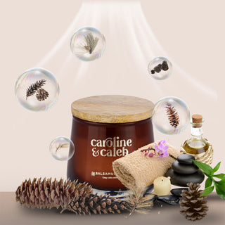 Balsam & Cedar Scented Candle