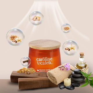 Frankincense & Sandalwood Scented Candle
