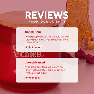 Rose & Oudh Scented Candle
