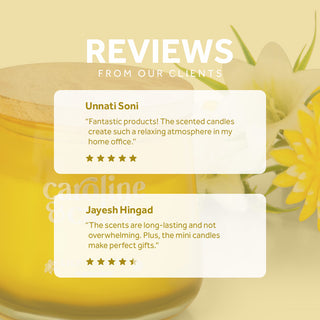 Lily & Daisy Scented Candle